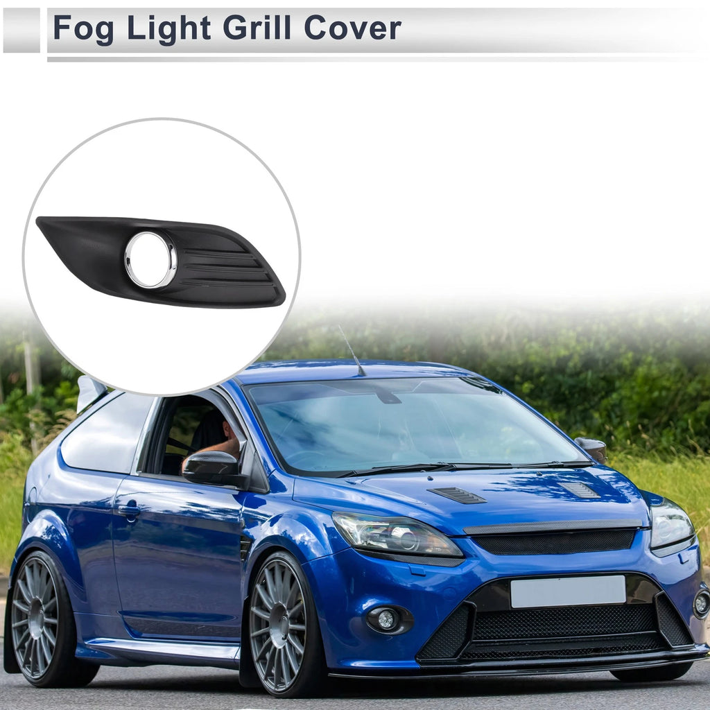 1 Pc Fog Light Grill for Ford Focus Mk2 (2009–2012) Black