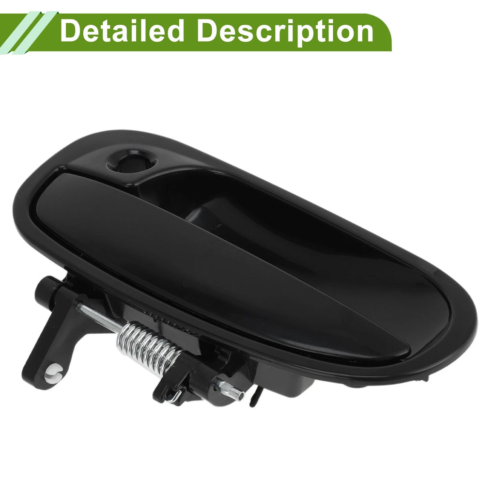 Exterior Door Handle for Honda Civic (1996–2000) Front Left Black Plastic