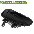 Exterior Door Handle for Honda Civic (1996–2000) Front Left Black Plastic