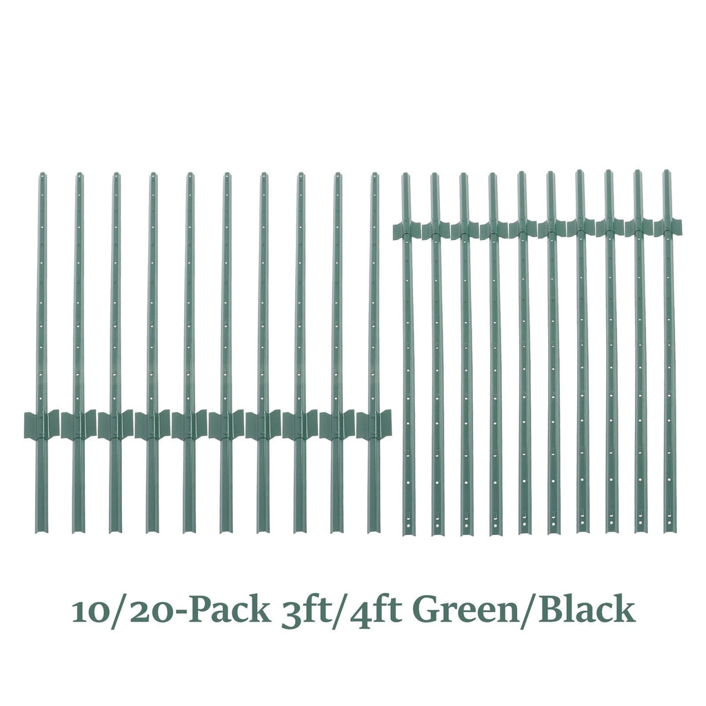 Heavy Duty Metal U-Post for Wire Fence (No Dig Garden)