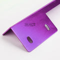 Universal Front Bumper License Plate Mount Bracket Relocator Holder - Purple