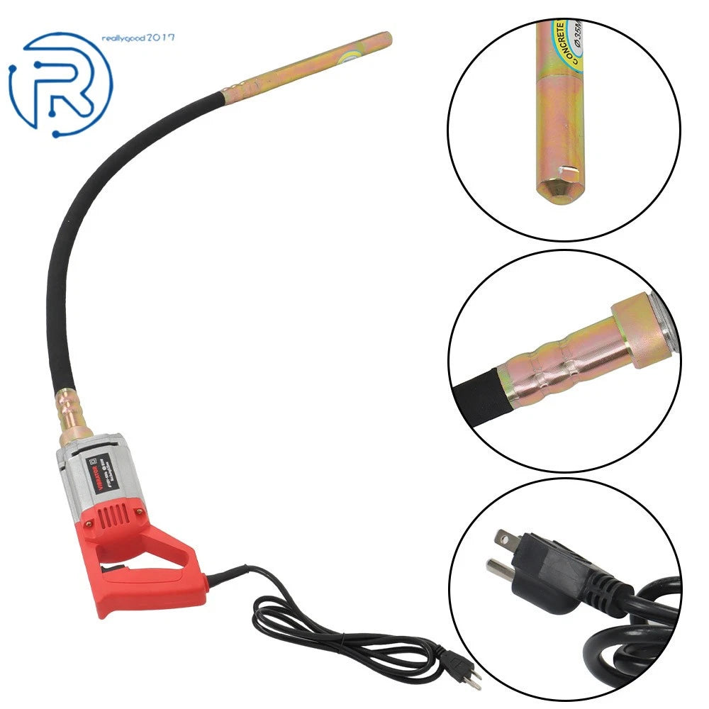 Concrete Vibrator with 1.5m Copper Shaft (1300W 110V)