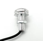 3/4 Inch Round LED Clearance Marker Light for Heise Trailer (Silver) (2014–2014)