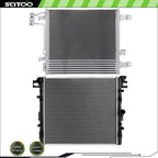 Radiator and A/C Condenser Kit for Jeep Wrangler (2007–2011)
