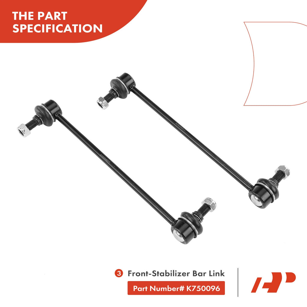 Front Lower Control Arm Sway Bar Link for Nissan Sentra (2007-2012)