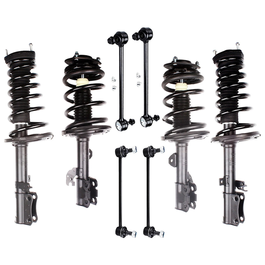 Set of 8 Quick Complete Struts for Toyota Camry (2007–2011)