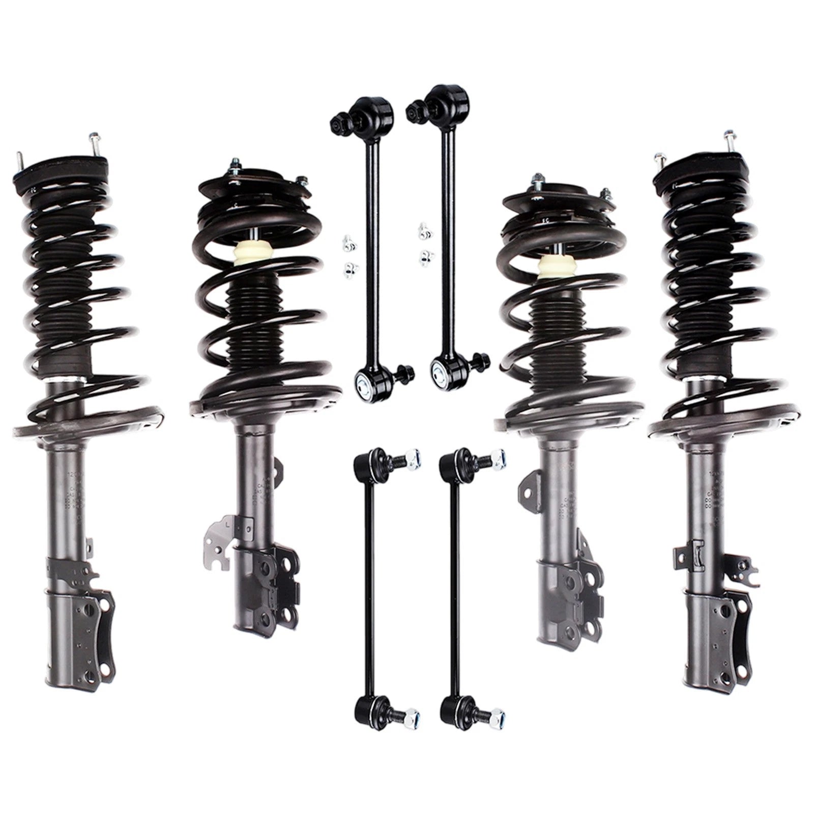 Set of 8 Quick Complete Struts for Toyota Camry (2007–2011)