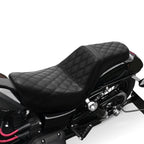 Heated Rider Driver & Passenger Seat for Harley Dyna Low Rider (2006–2017)