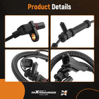 2Pcs ABS Wheel Speed Sensor for Dodge RAM 1500 (2009–2012) 68060333AA
