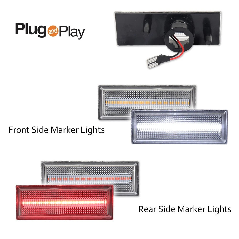 LED Side Marker Lights for Oldsmobile Cutlass 442 (1981–1988)