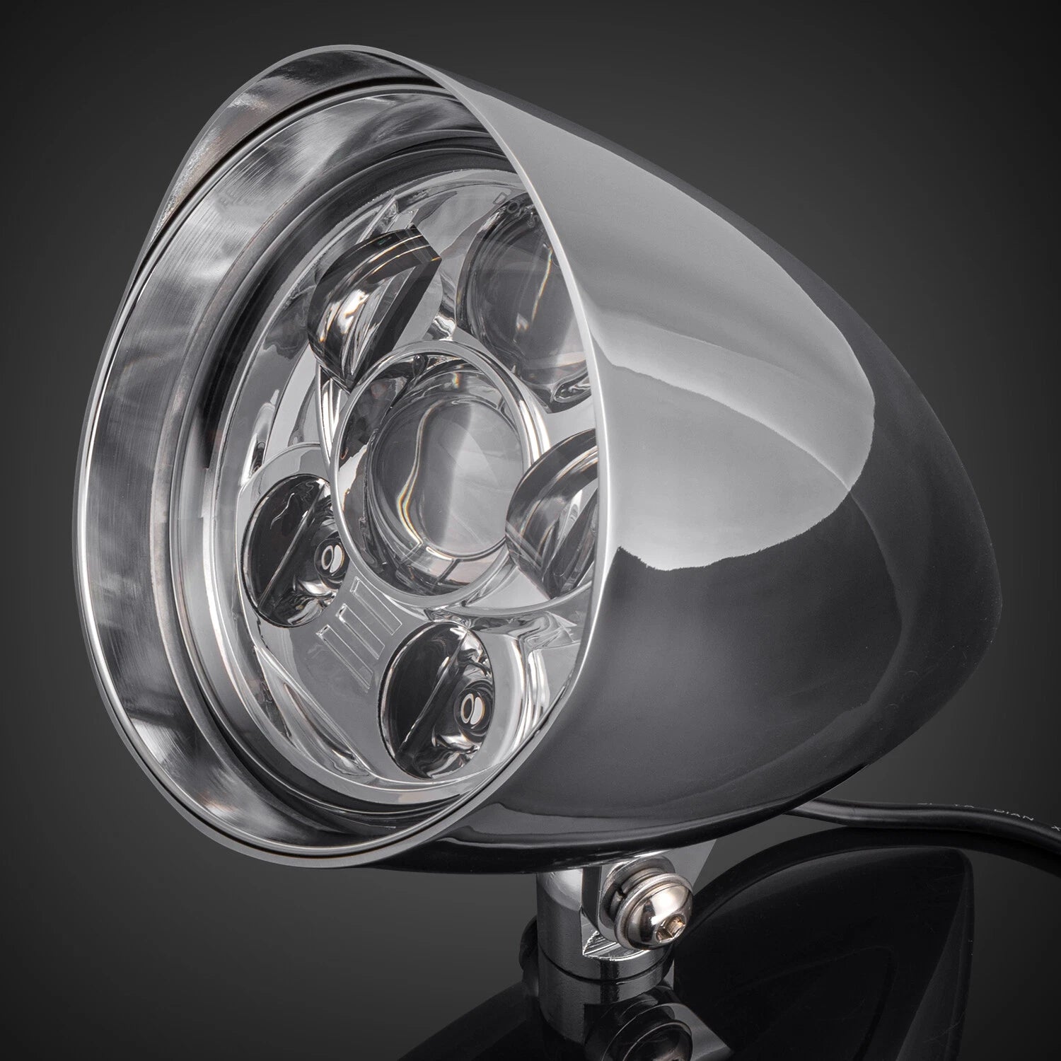 6" LED Bullet Headlight Assembly for Harley Sportster Softail (2000–2023)