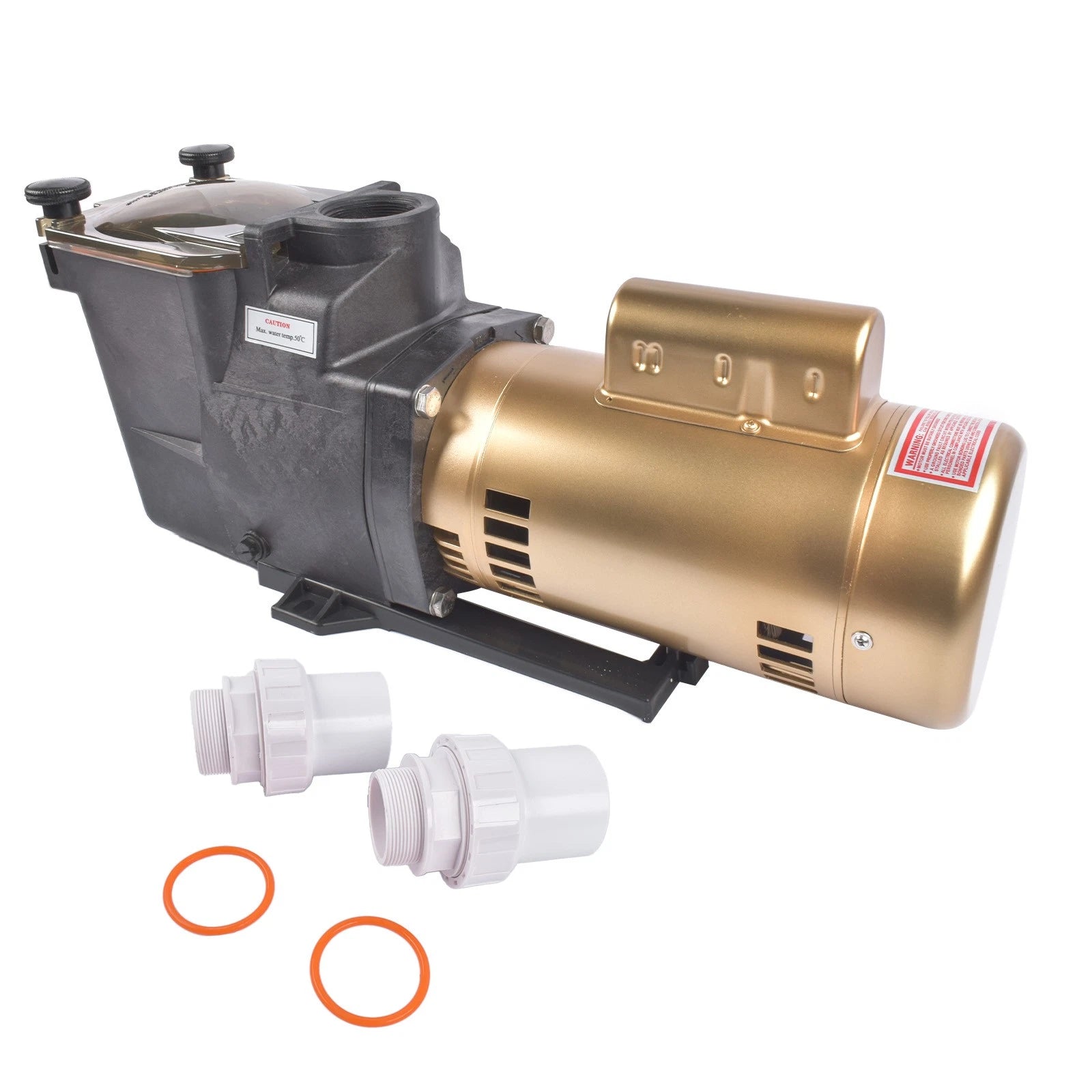 1 HP Single Speed Pool Pump for Swimming Pool (Includes 1.5" x 2" Union)