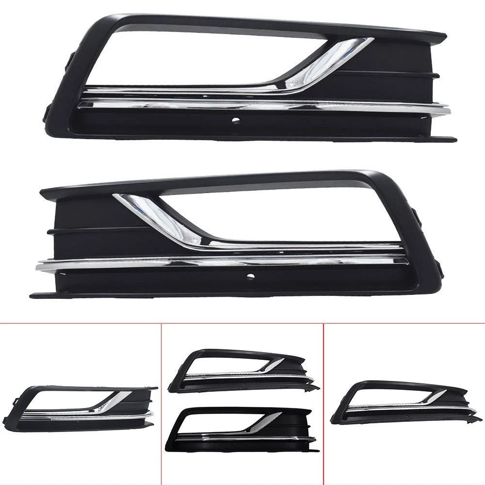 Set of 2 Fog Light Grille Covers for Volkswagen Passat (2016)
