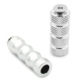 6mm Foot Peg Gear Shift Brake Lever Toe Peg Pedal for Universal Motorcycle Silver