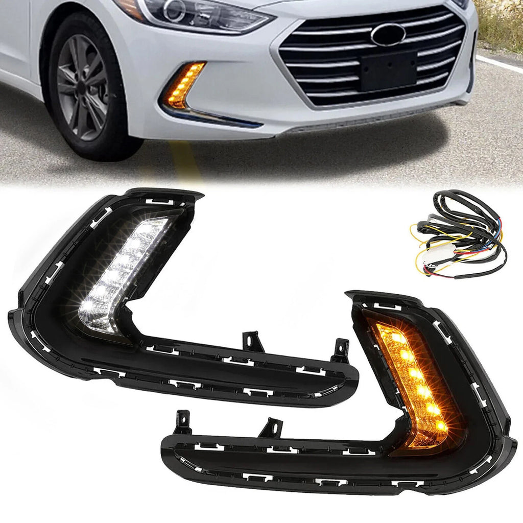 LED Fog Lights for Hyundai Elantra 4DR Sedan (2016–2018)