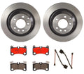 Brembo Rear Brake Kit for Audi Q7 (2010–2015) - Ceramic Pads, Sensors, 358mm Rotors