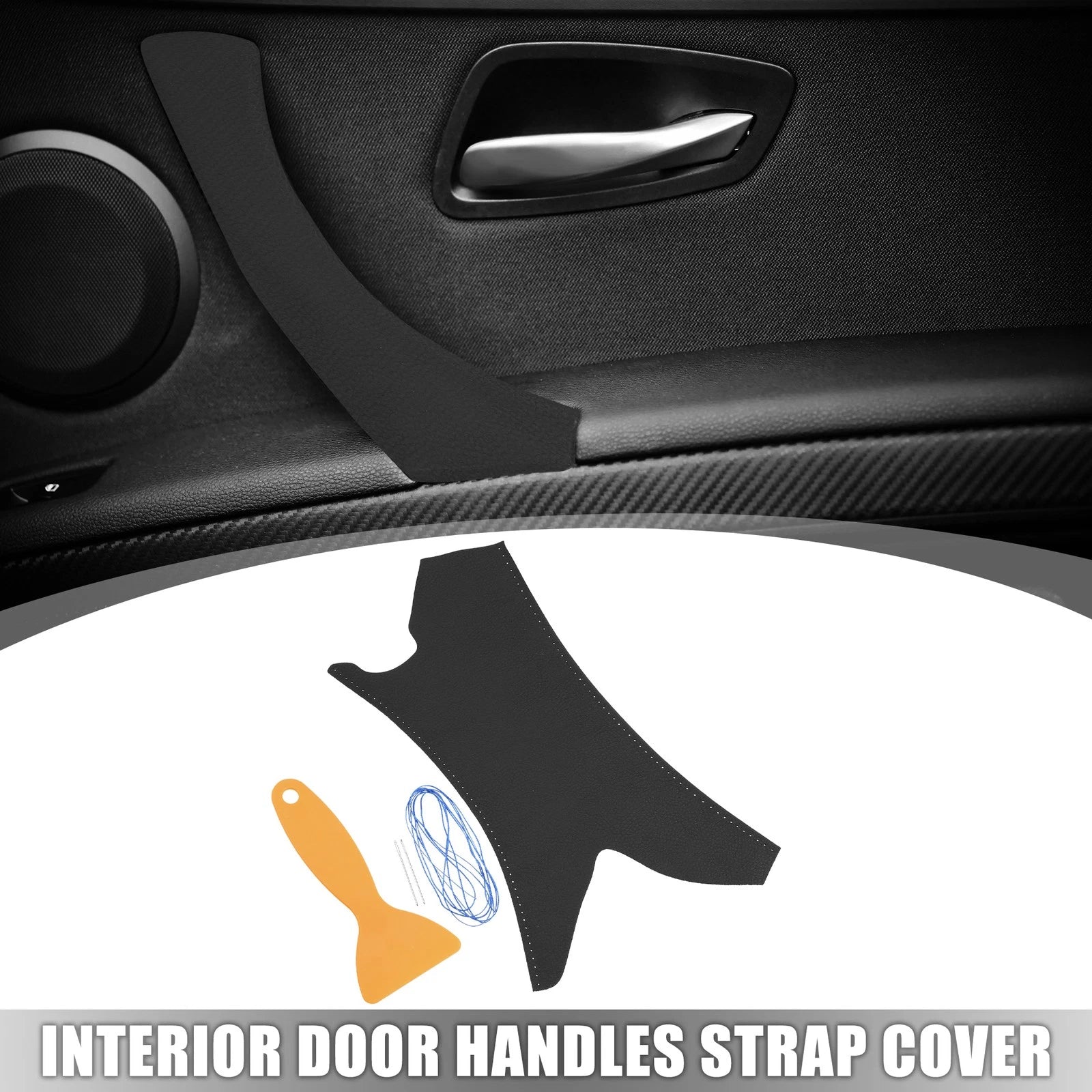 Right Side Door Handle Cover for BMW 3 Series E90 E91 E92 (2007–2013) Black