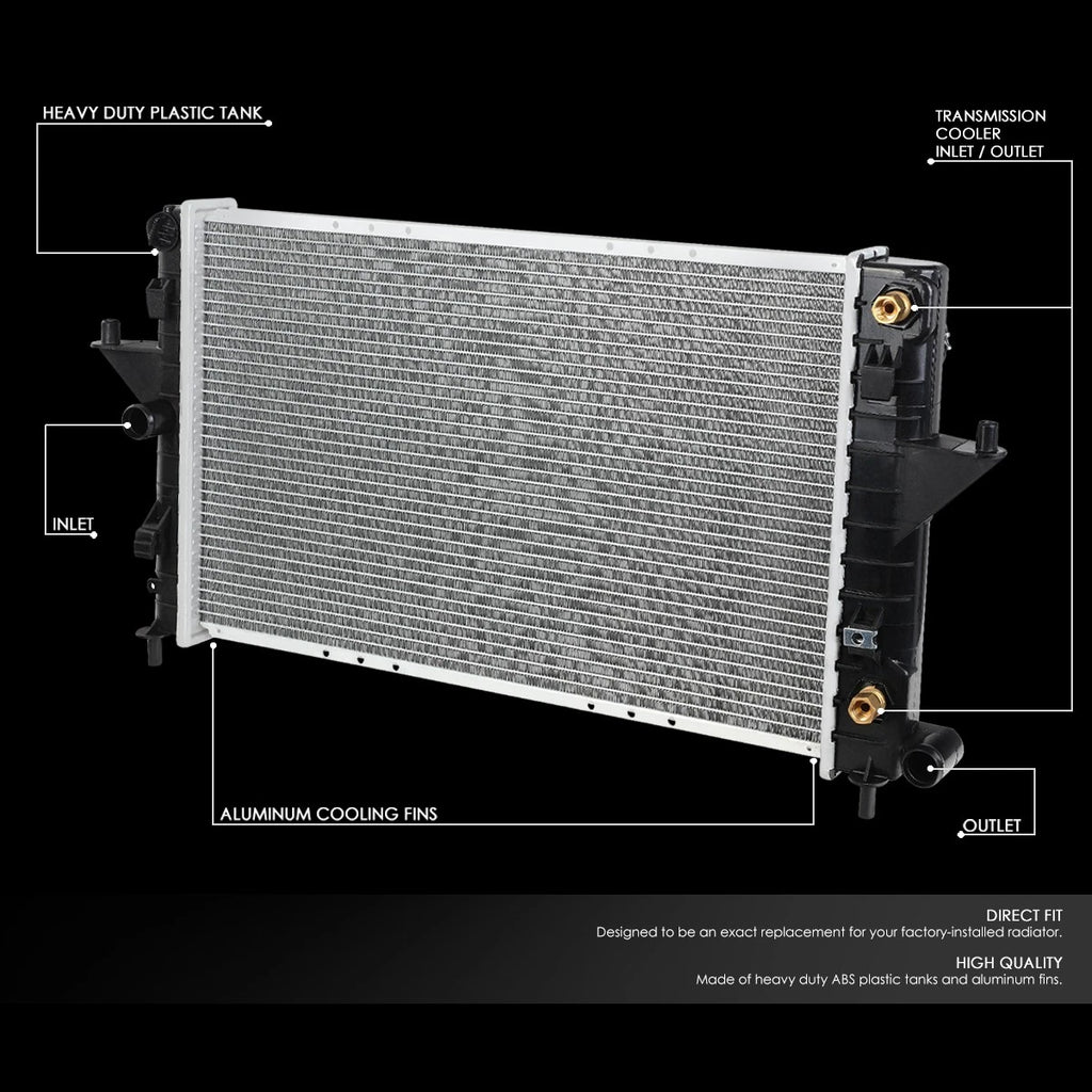 Aluminum Core Radiator for Saturn SC1/SL1/SL2/SW1 (1994–2002) DPI 2191