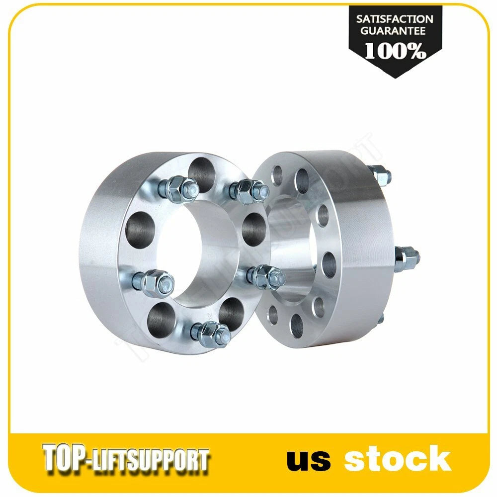 Set of 4 Wheel Spacers 2 Inch 5x5 for Jeep Wrangler Unlimited, Grand Cherokee