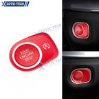 Red Aluminum Ignition Start Stop Button Switch for Mercedes GLE (2019–2025)