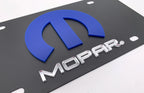 Mopar Emblem License Plate Black Finish for 3D Blue M Logo (OEM)