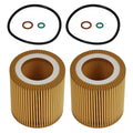 Oil Filter Kit 2X for BMW 128i 135i 323i 325i 328i 330i (2006–2013)