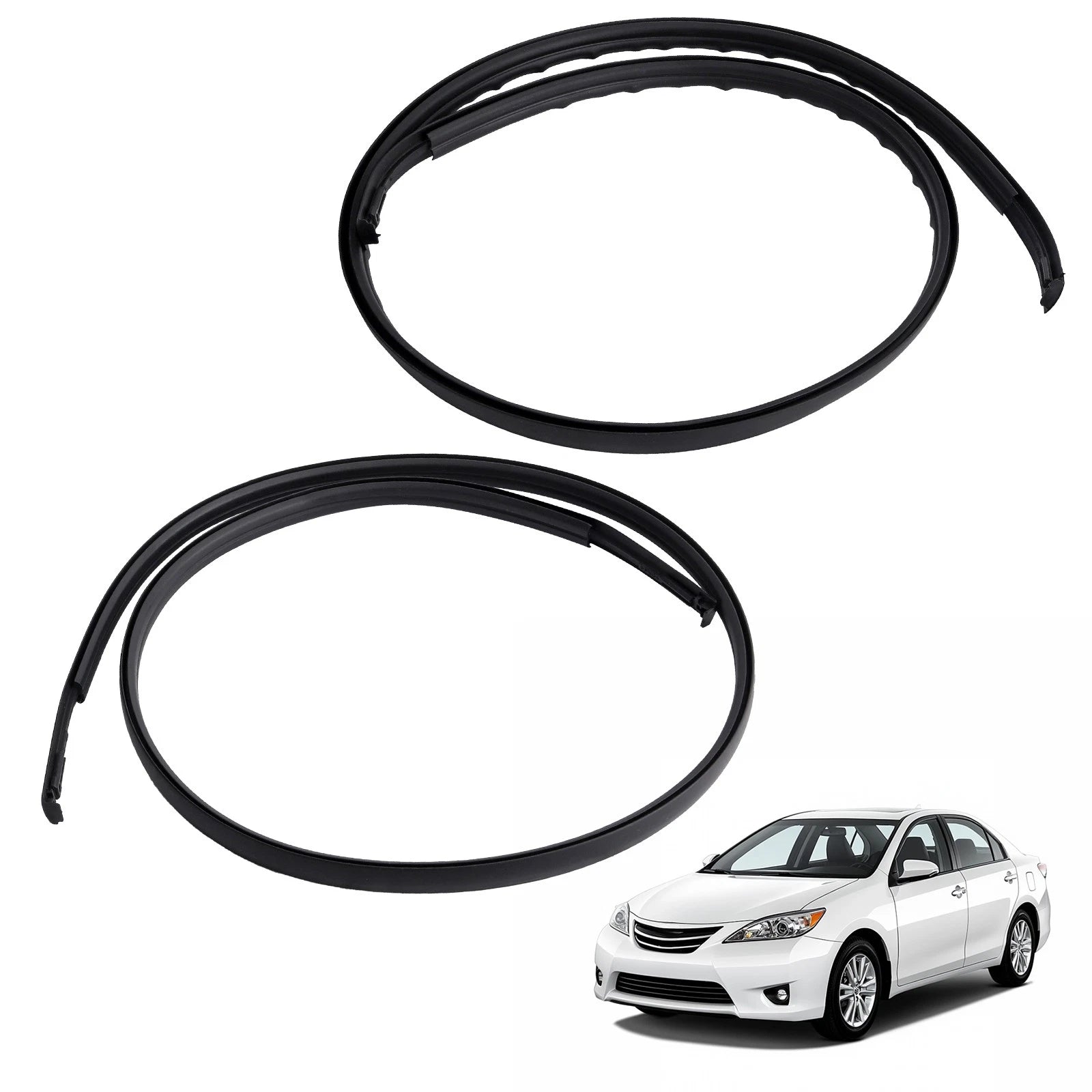 2X Roof Molding Trim Kit for Toyota Corolla (2009–2013) 75555-02110