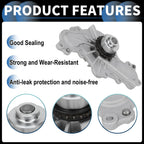 Water Pump for Ford Edge, Flex (2007–2010) No. 7T4Z8501B w/ Rubber Rings Kit