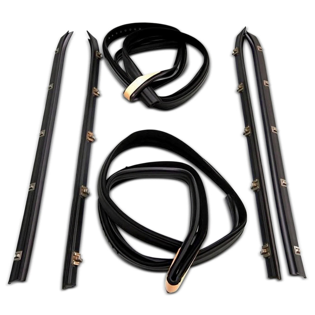 Set of 6 Door Belt Weatherstrip Kit for Chevrolet Blazer C10 (1973–1980)