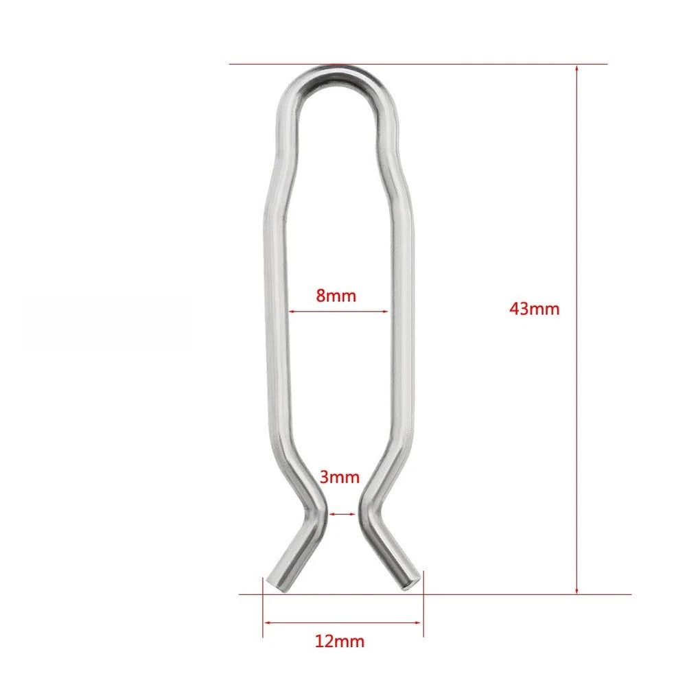 Set of 4 Stainless Steel Spring Clips for Karcher K3 K4 K5 K6 K7 (50372210)