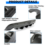 Rear Lower Diffuser Bumper for Nissan Teana Altima (2016–2019) Carbon Fiber