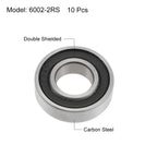 Set of 10 6002-2RS Ball Bearings for Various Models (15x32x9mm)