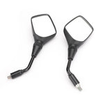Black Rearview Side Mirrors for Suzuki GW250 Inazuma (2014–2017), DL250 V-Strom (2006–2018)