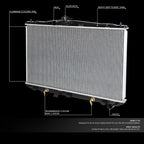 Aluminum Cooling Radiator for Toyota Sienna/Lexus RX350 (2010–2018) 13116