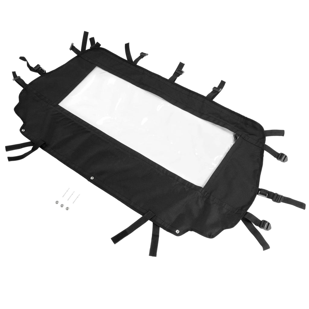 Black Soft Rear Panel Window for Arctic Cat Wildcat Trail (2014–2019)
