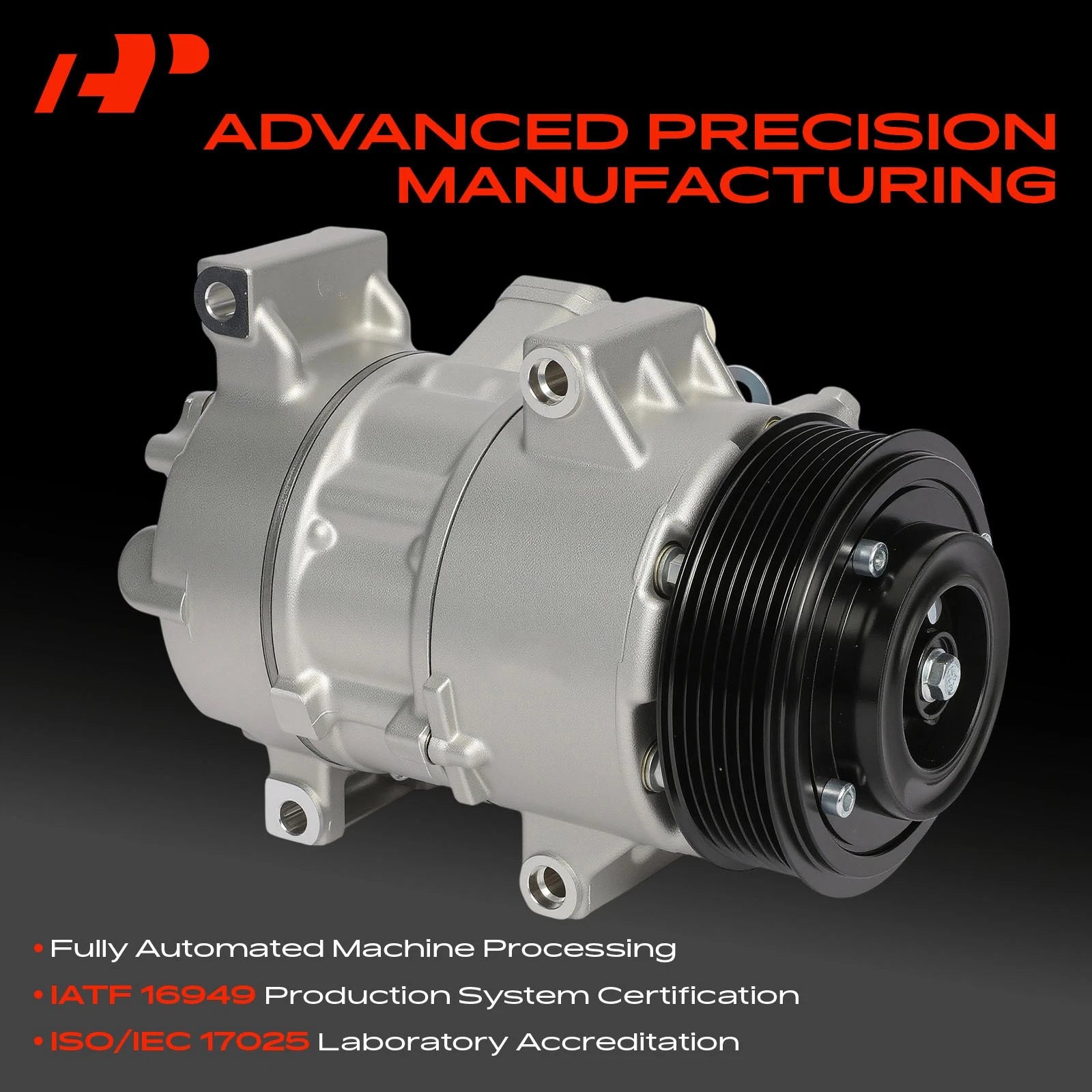 A/C Compressor with Clutch for Toyota Corolla (2007-2009) Matrix (2007-2010)