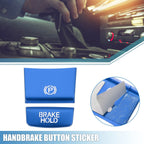 2X Handbrake Button Sticker for Honda HRV (2016–2020) Blue