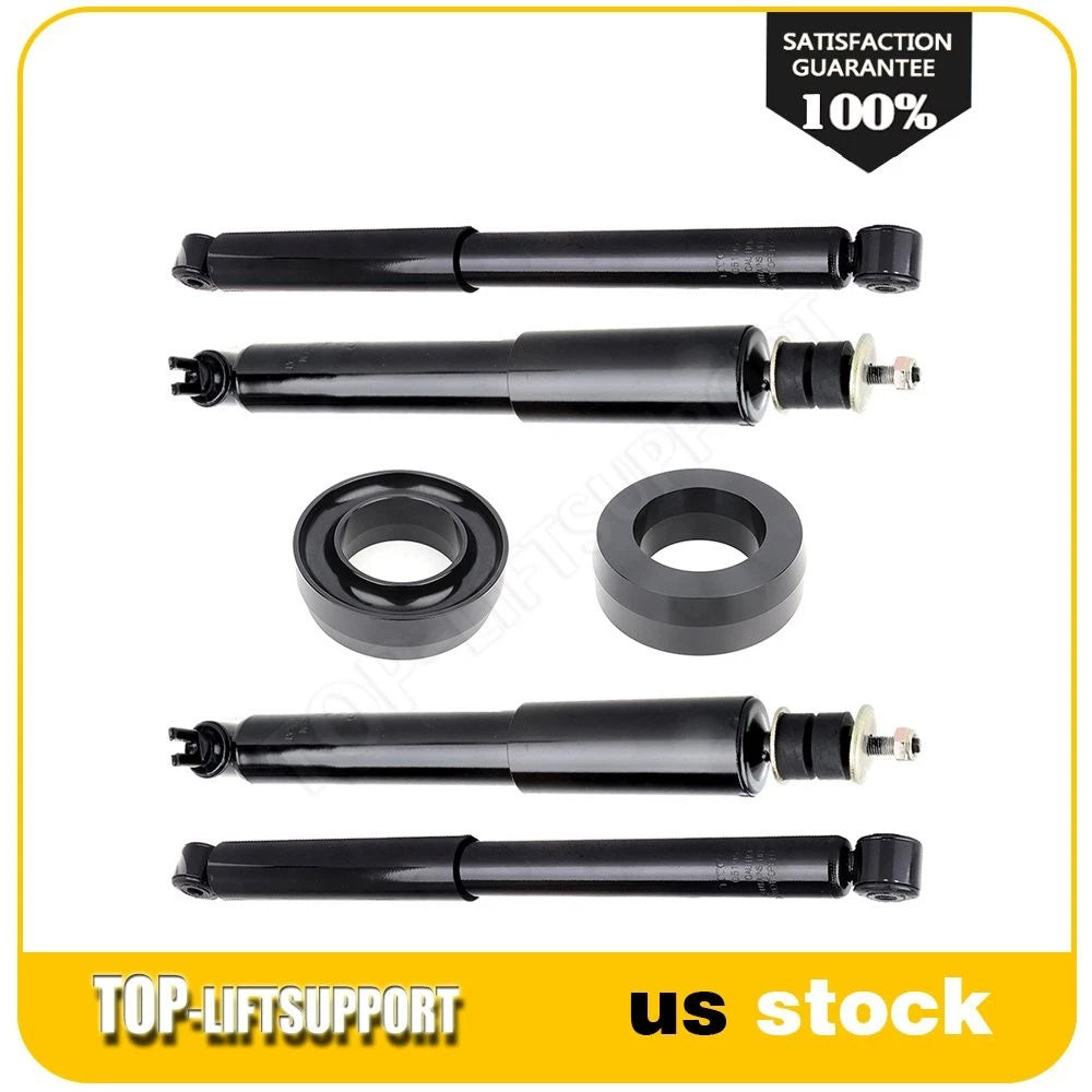 Set of 4 Front Leveling Kit & Shocks for Silverado Sierra 1500 (1999–2006)