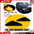 Smoked LED Fender Side Marker Lights for BMW X3 X5 X6 (2011–2017)