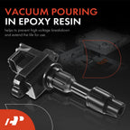 Set of 4 Ignition Coils for Nissan Q45 (1997–2001)