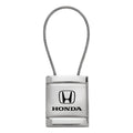Satin-Chrome Cable Keychain KCC.HON - Officially Licensed for Honda