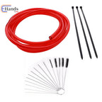 Red Carburetor Vent Hose Kit for Keihin FCR MX Mikuni Carb (8.5 Feet)