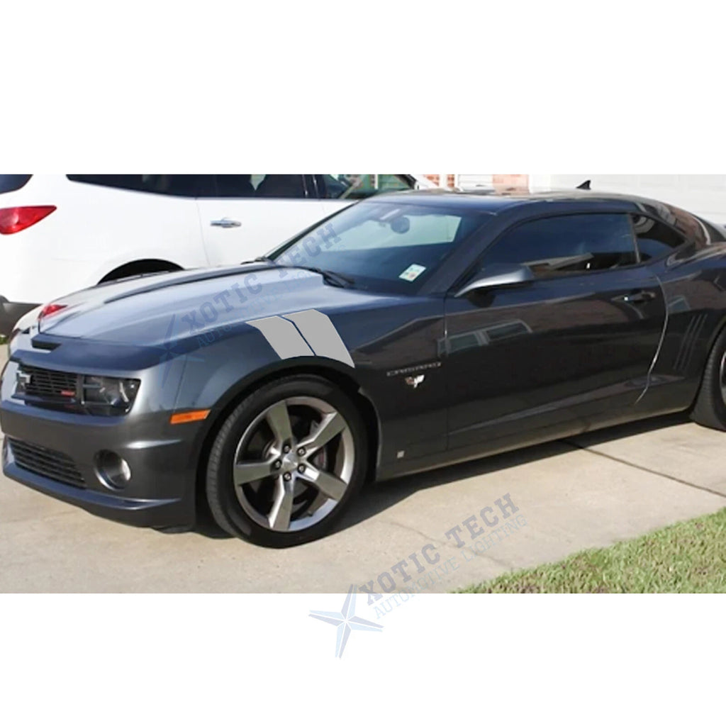 Gray Racing Hood Side Fender Stripe Decal Sticker for GMC (2012-2017)