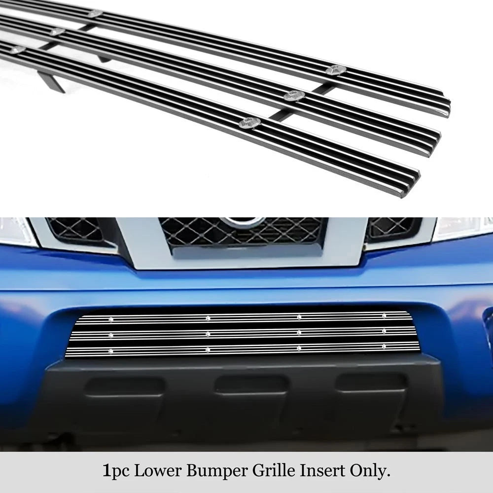 Chrome Wide Rivet Billet Grille for Frontier Pathfinder (2005-2021)