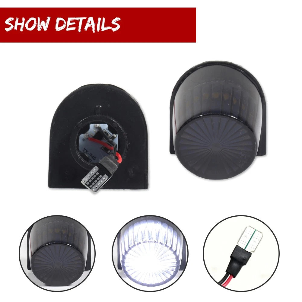 5X Smoke White LED Roof Cab Clearance Lamp for Dodge D/W Pickup Ramcharger