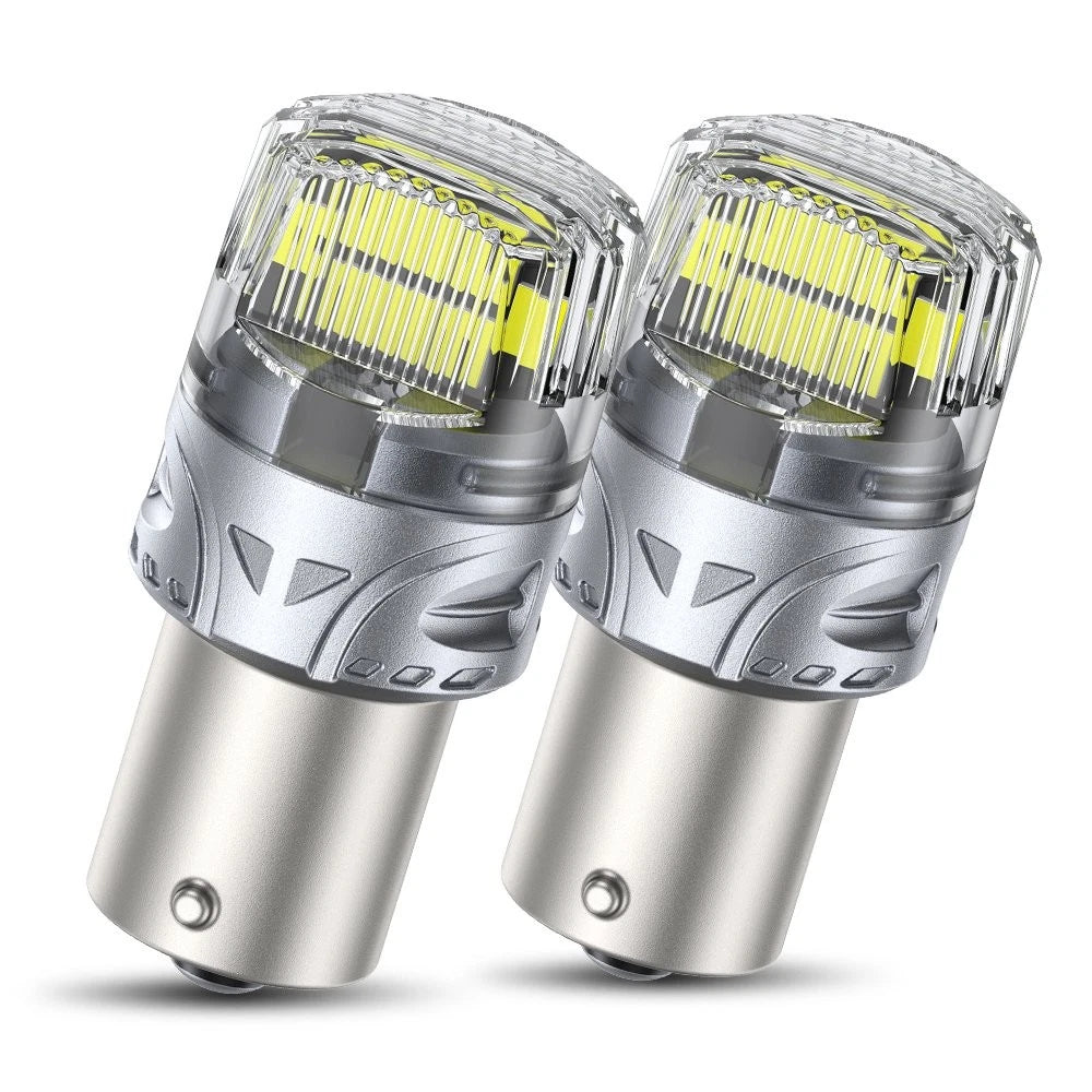 2X LED 1156 P21W 7506 Reverse Backup Light Bulb 6000K CANBUS for