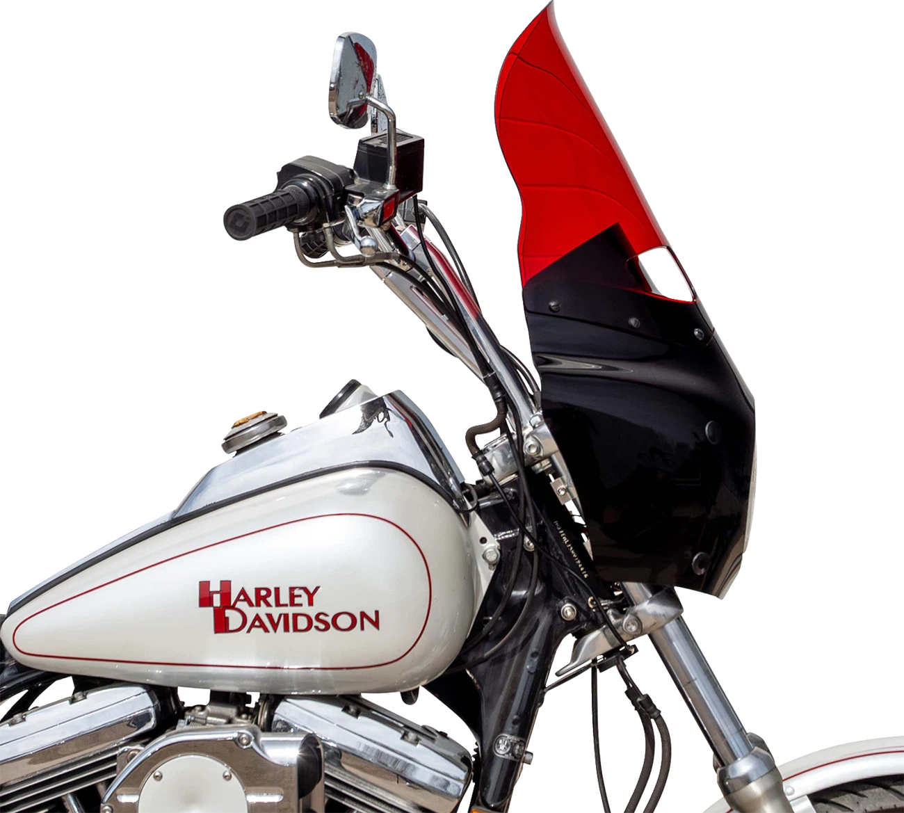 Klock Werks Windshield for Road Warrior Fairing (2015–2019) 15" Red KWW-06-0619