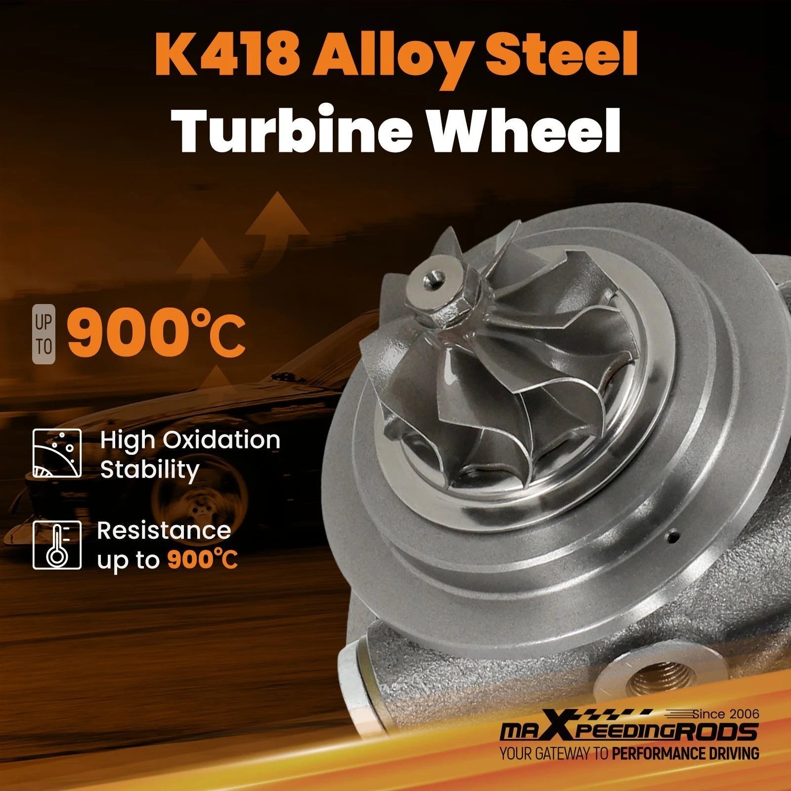 Turbo CHRA Cartridge for Ford Lincoln Explorer Flex MKS MKT (2009–2019)