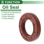 Set of 5 Oil Seal Rotary Shaft Seal FKM Rubber 25x43x7mm