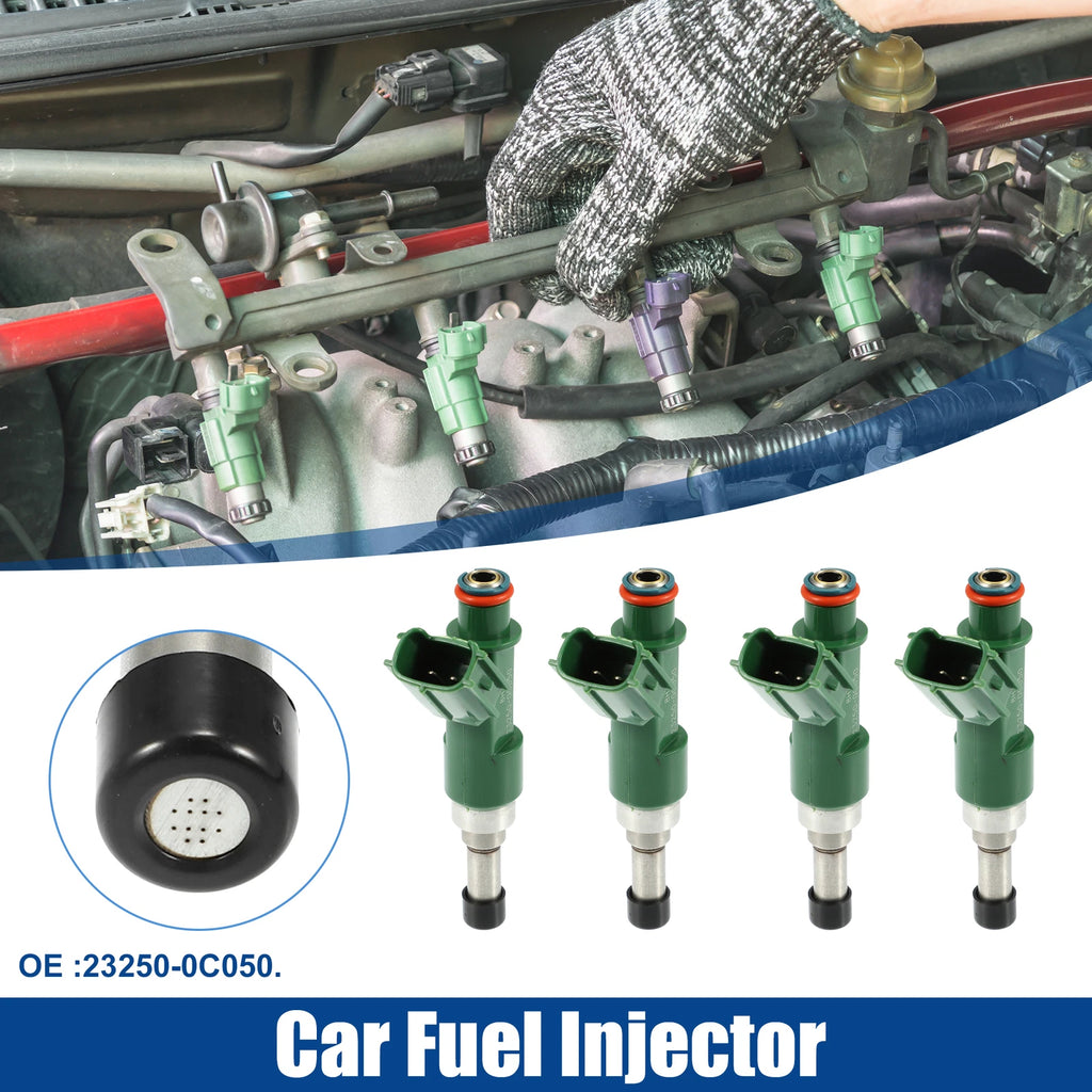 Set of 4 Fuel Injector Nozzles for Toyota Hilux Vigo (2005–2015) 23250-0C050